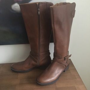 Enzo Angiolini Leather Riding Boots - NWT Size 10